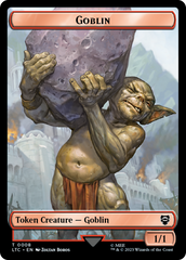 Goblin // Wraith Double-Sided Token [The Lord of the Rings: Tales of Middle-Earth Commander Tokens] | Lots Moore NSW