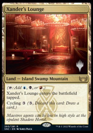 Xander's Lounge (Promo Pack) [Streets of New Capenna Promos] | Lots Moore NSW