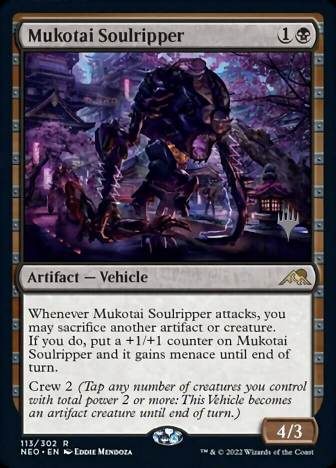 Mukotai Soulripper (Promo Pack) [Kamigawa: Neon Dynasty Promos] | Lots Moore NSW