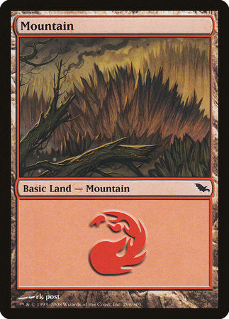 Mountain (296) [Shadowmoor] | Lots Moore NSW