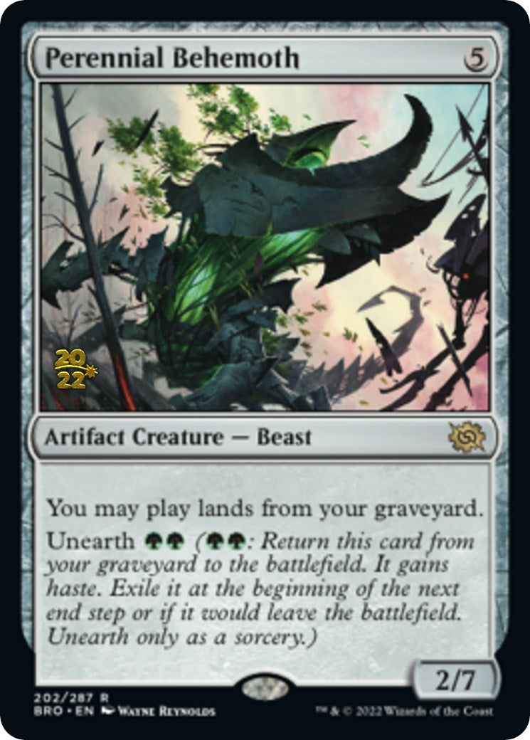 Perennial Behemoth [The Brothers' War: Prerelease Promos] | Lots Moore NSW