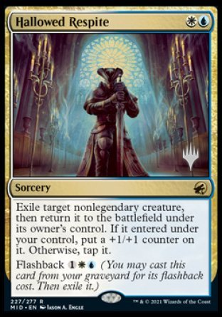 Hallowed Respite (Promo Pack) [Innistrad: Midnight Hunt Promos] | Lots Moore NSW