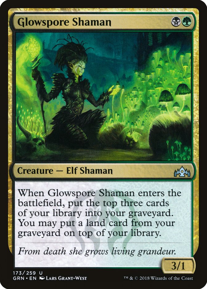 Glowspore Shaman [Guilds of Ravnica] | Lots Moore NSW