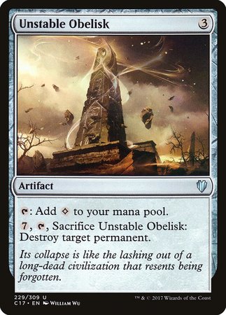 Unstable Obelisk [Commander 2017] | Lots Moore NSW