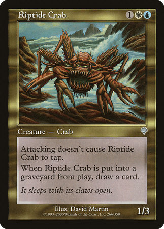 Riptide Crab [Invasion] | Lots Moore NSW