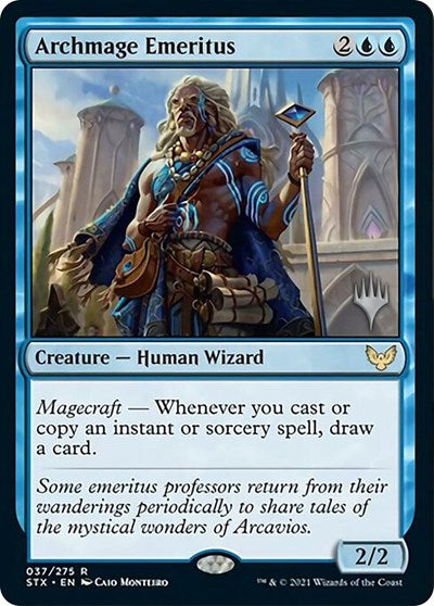 Archmage Emeritus (Promo Pack) [Strixhaven: School of Mages Promos] | Lots Moore NSW