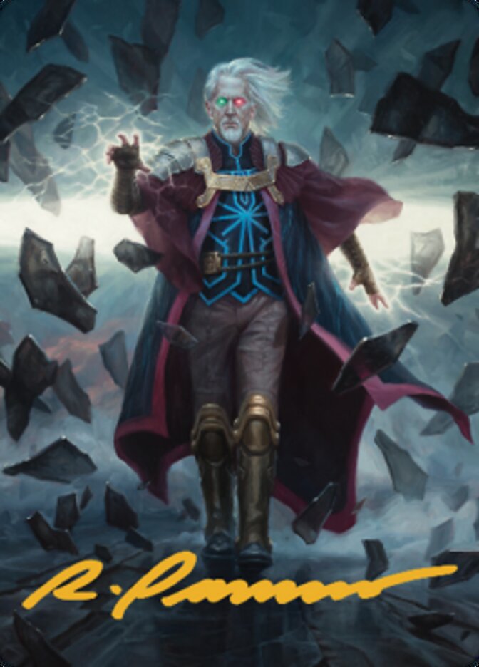 Urza, Planeswalker Art Card (Gold-Stamped Signature) [The Brothers' War Art Series] | Lots Moore NSW