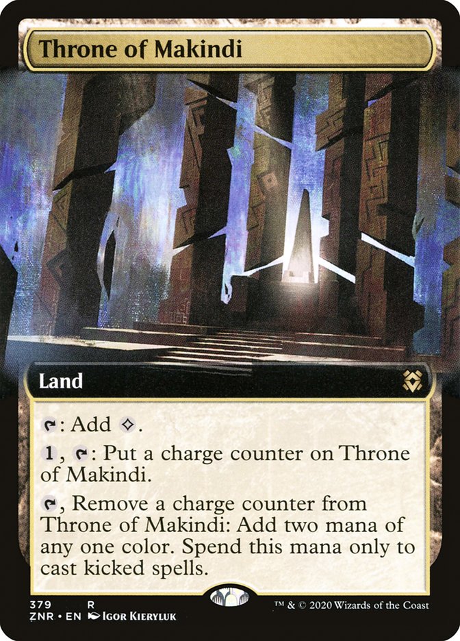 Throne of Makindi (Extended Art) [Zendikar Rising] | Lots Moore NSW