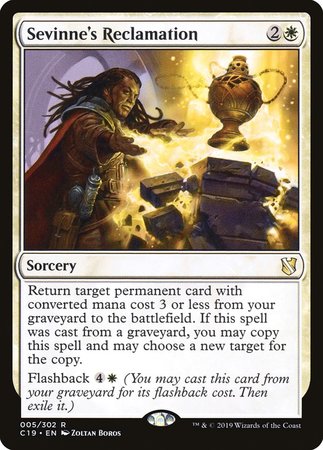 Sevinne's Reclamation [Commander 2019] | Lots Moore NSW