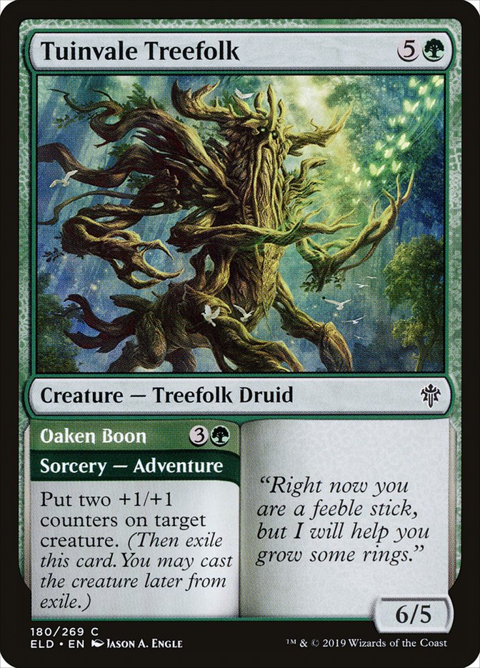 Tuinvale Treefolk // Oaken Boon [Throne of Eldraine] | Lots Moore NSW