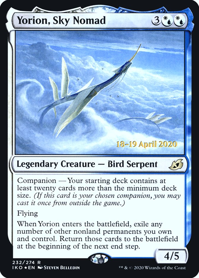 Yorion, Sky Nomad  [Ikoria: Lair of Behemoths Prerelease Promos] | Lots Moore NSW