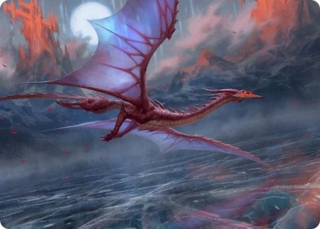 Manaform Hellkite Art Card [Innistrad: Crimson Vow Art Series] | Lots Moore NSW