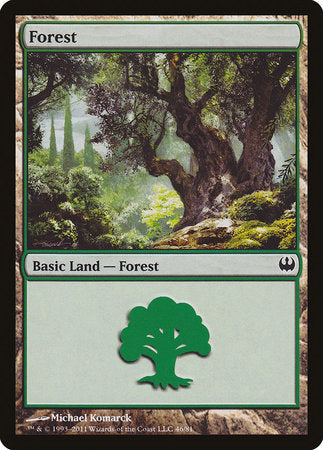 Forest (46) [Duel Decks: Knights vs. Dragons] | Lots Moore NSW