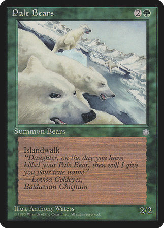 Pale Bears [Ice Age] | Lots Moore NSW