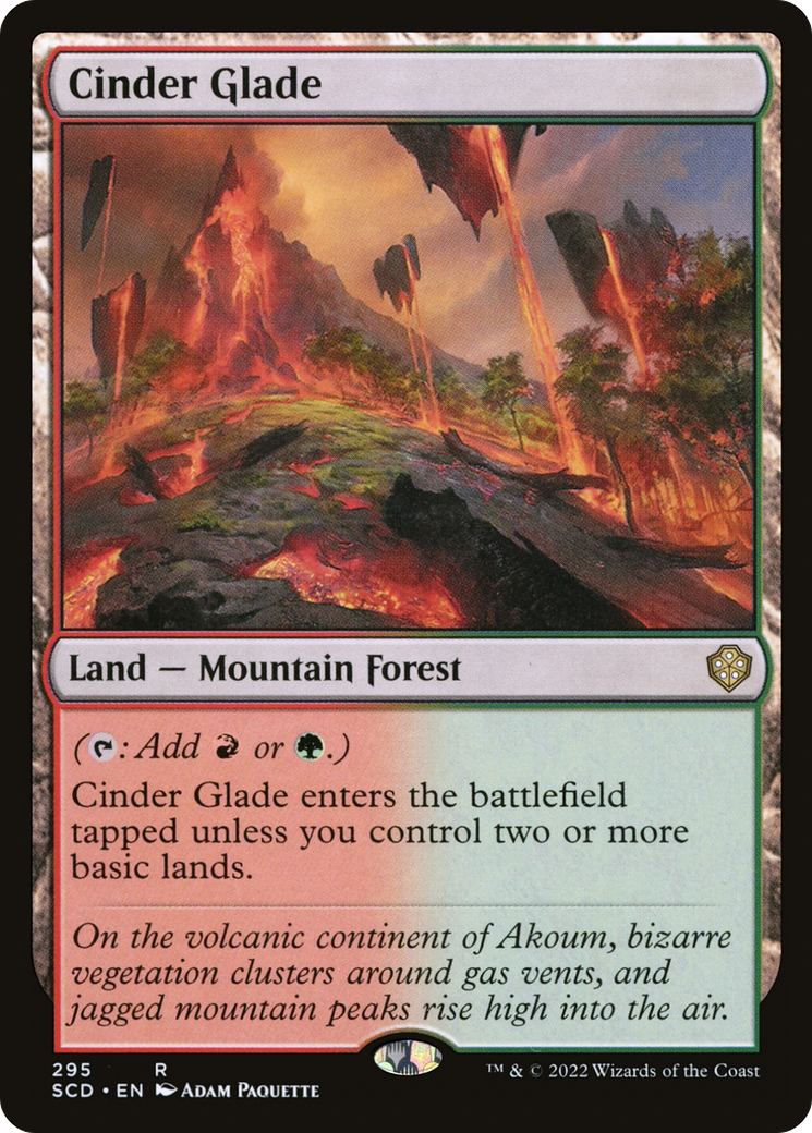 Cinder Glade [Starter Commander Decks] | Lots Moore NSW