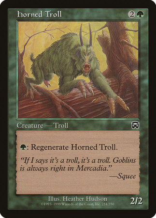 Horned Troll [Mercadian Masques] | Lots Moore NSW