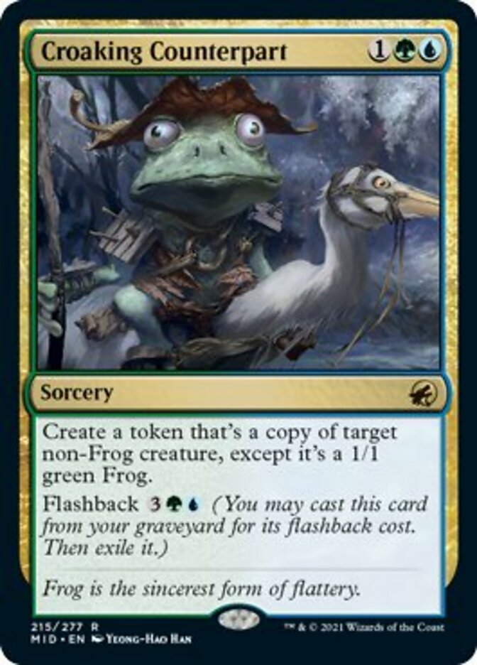 Croaking Counterpart [Innistrad: Midnight Hunt] | Lots Moore NSW