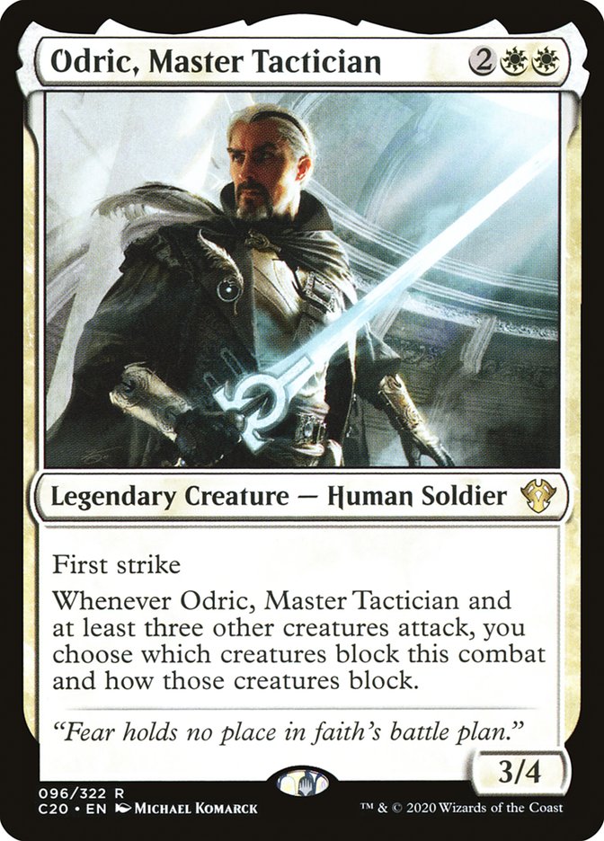 Odric, Master Tactician [Commander 2020] | Lots Moore NSW