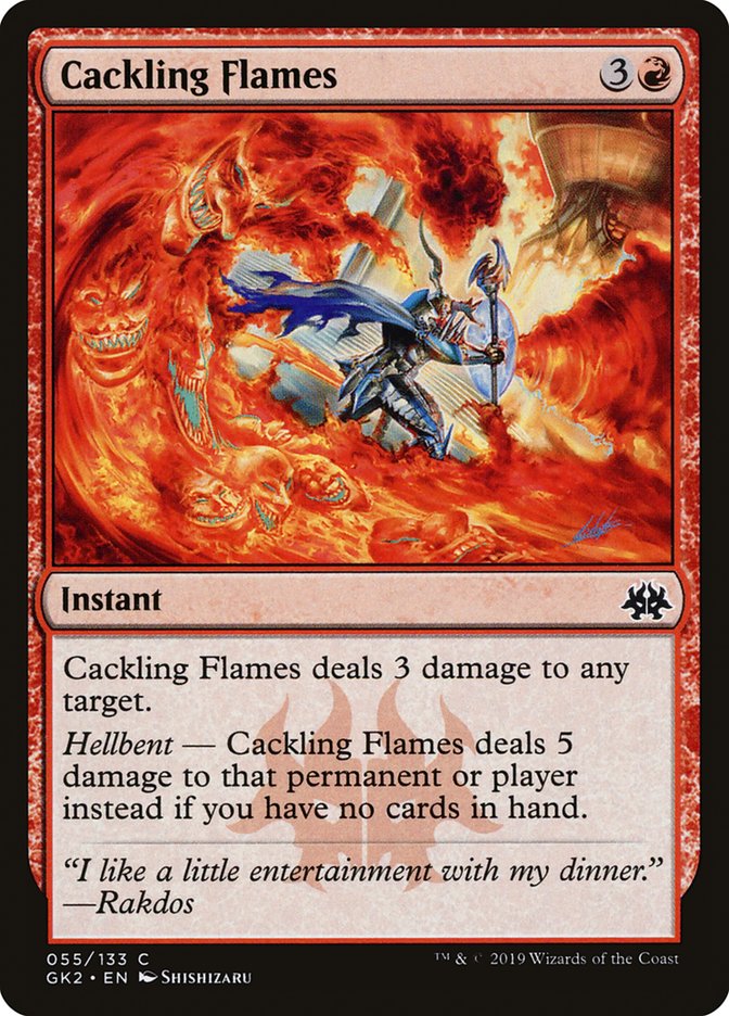 Cackling Flames [Ravnica Allegiance Guild Kit] | Lots Moore NSW