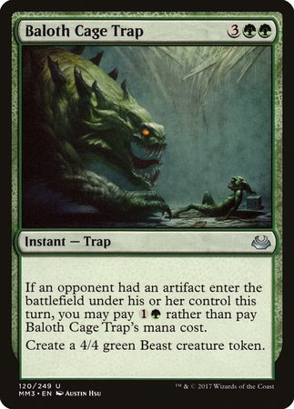 Baloth Cage Trap [Modern Masters 2017] | Lots Moore NSW