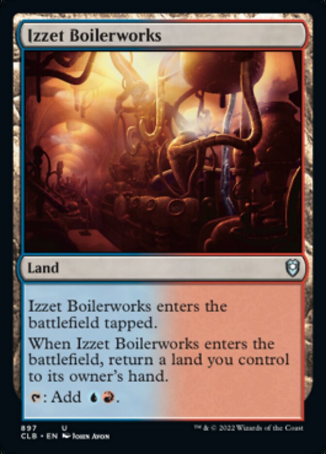 Izzet Boilerworks [Commander Legends: Battle for Baldur's Gate] | Lots Moore NSW