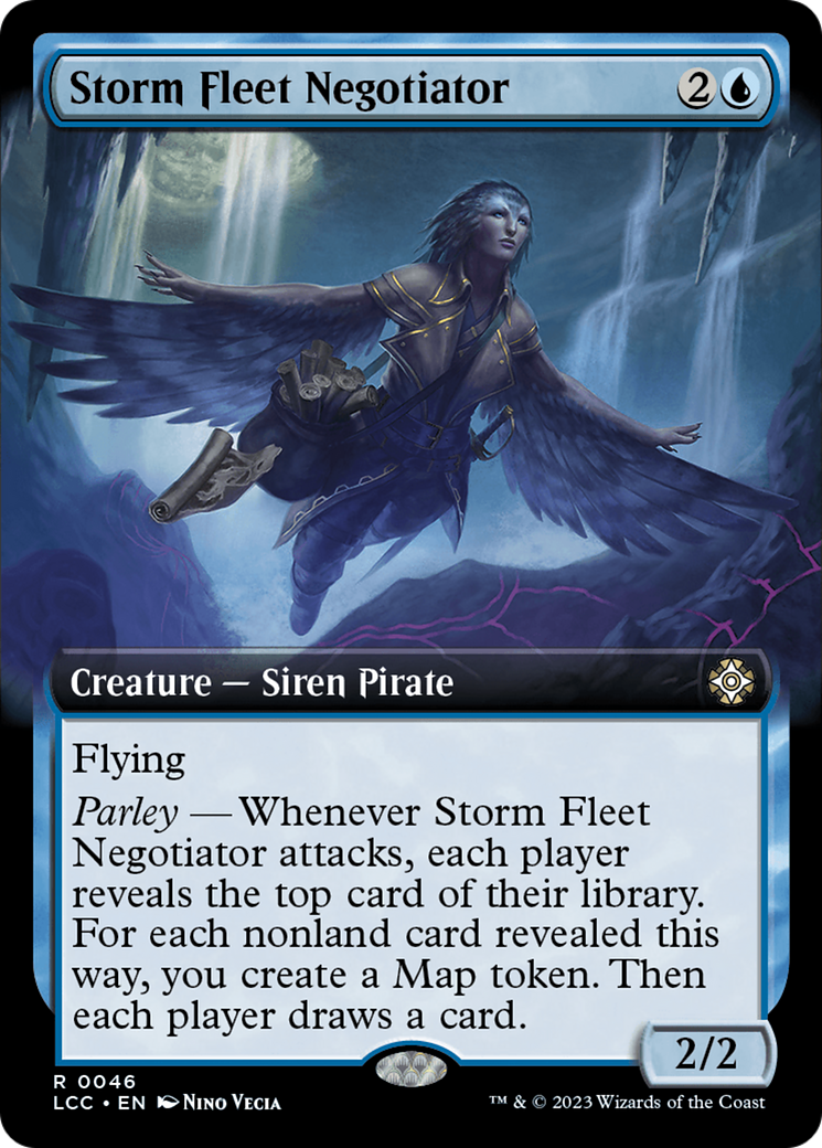 Storm Fleet Negotiator (Extended Art) [The Lost Caverns of Ixalan Commander] | Lots Moore NSW