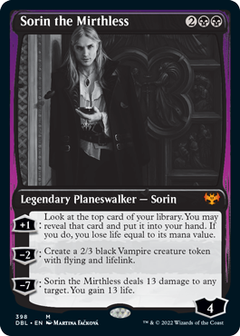 Sorin the Mirthless [Innistrad: Double Feature] | Lots Moore NSW