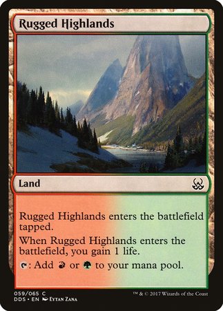 Rugged Highlands [Duel Decks: Mind vs. Might] | Lots Moore NSW