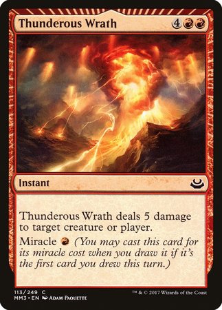 Thunderous Wrath [Modern Masters 2017] | Lots Moore NSW