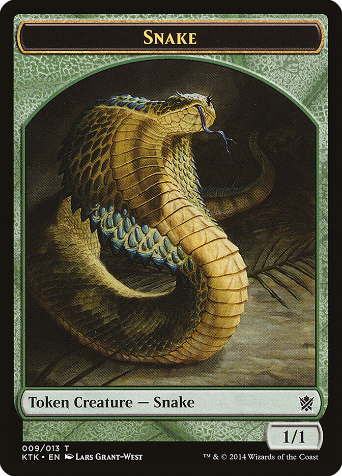 Snake [Khans of Tarkir Tokens] | Lots Moore NSW