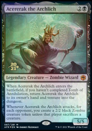 Acererak the Archlich [Dungeons & Dragons: Adventures in the Forgotten Realms Prerelease Promos] | Lots Moore NSW