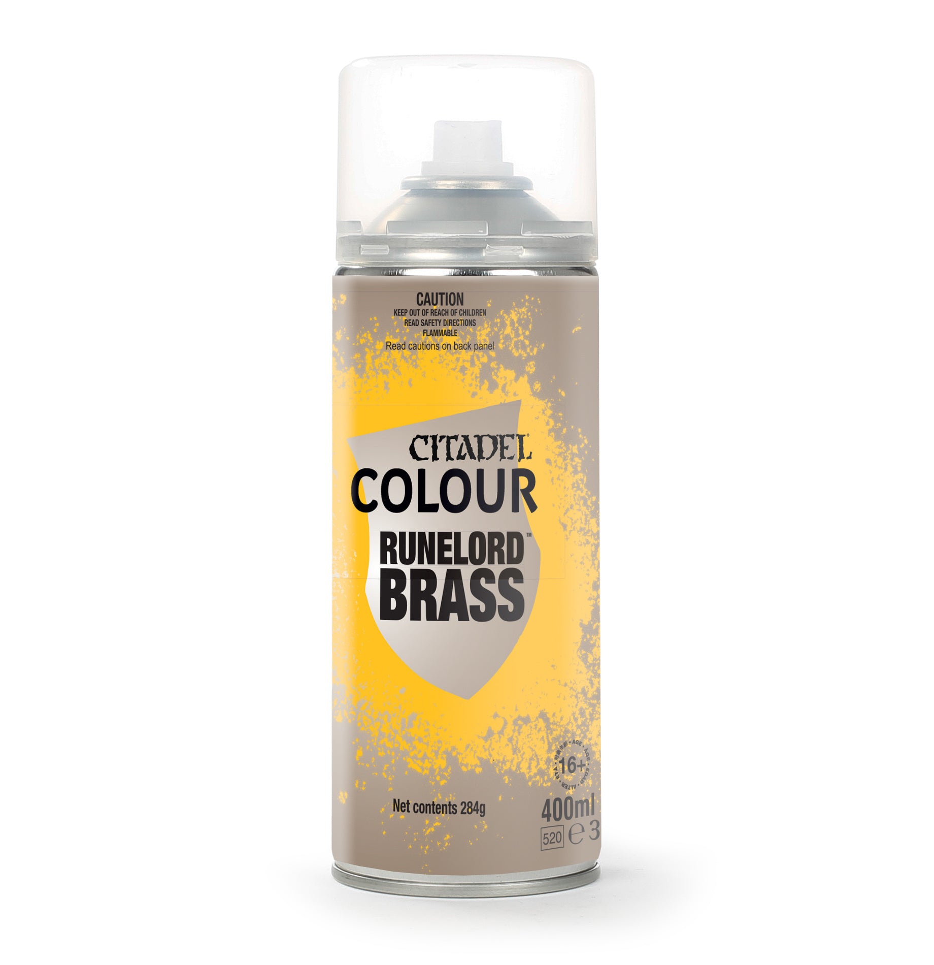 Runelord Brass Citadel Spray Paint 400ml NO POST ITEM | Lots Moore NSW