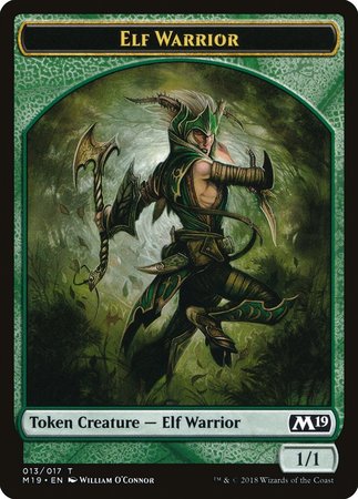 Elf Warrior Token [Core Set 2019 Tokens] | Lots Moore NSW