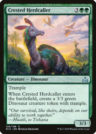 Crested Herdcaller [Rivals of Ixalan] | Lots Moore NSW