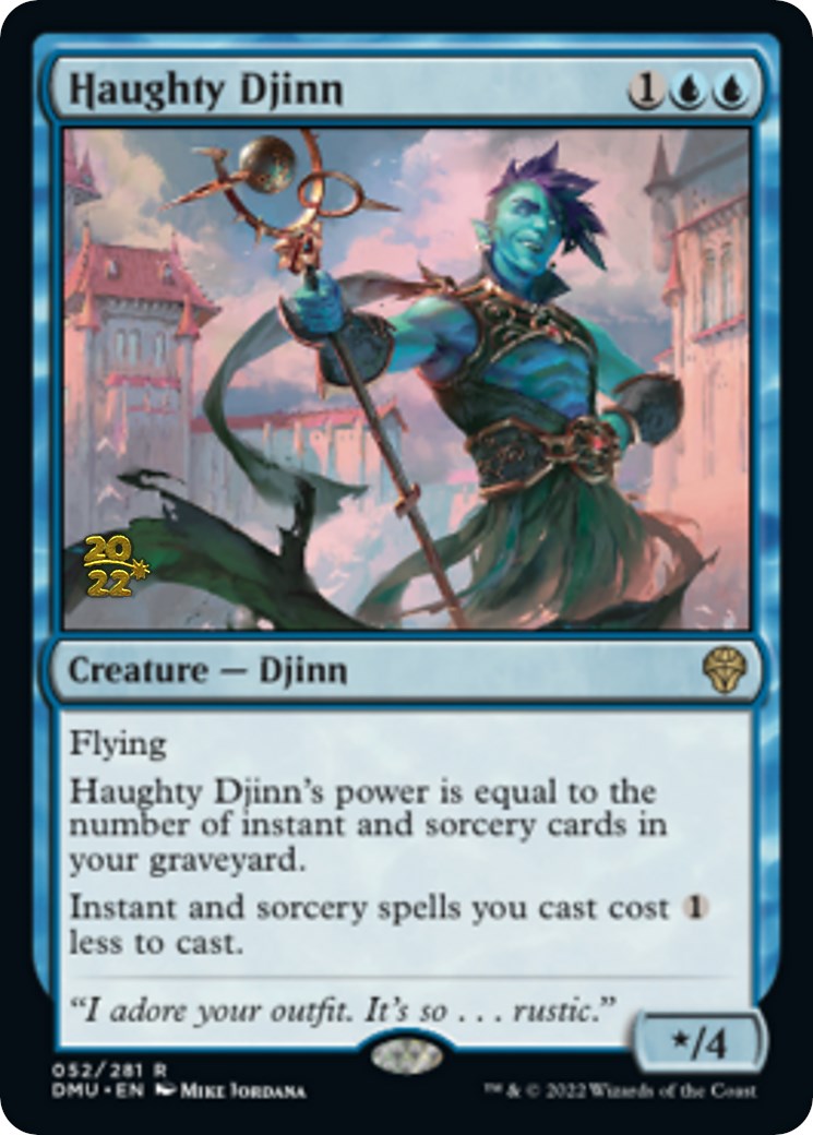 Haughty Djinn [Dominaria United Prerelease Promos] | Lots Moore NSW