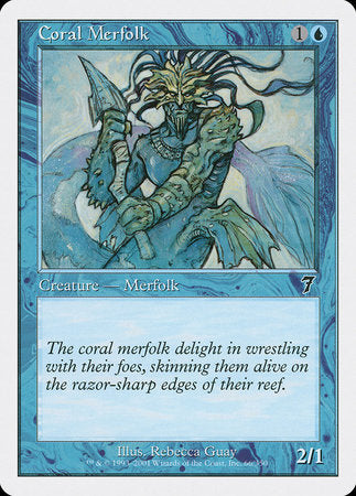 Coral Merfolk [Seventh Edition] | Lots Moore NSW