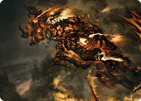 Pyre Spawn Art Card [Innistrad: Crimson Vow Art Series] | Lots Moore NSW