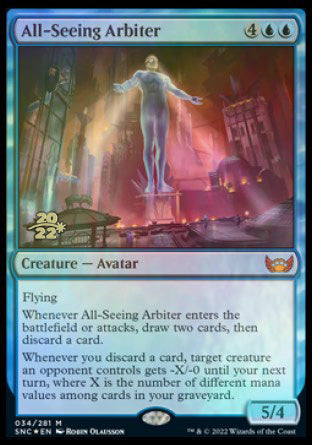 All-Seeing Arbiter [Streets of New Capenna Prerelease Promos] | Lots Moore NSW