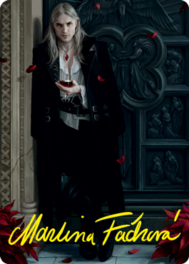 Sorin the Mirthless 1 Art Card (Gold-Stamped Signature) [Innistrad: Crimson Vow Art Series] | Lots Moore NSW