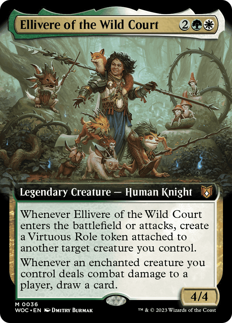 Ellivere of the Wild Court (Extended Art) [Wilds of Eldraine Commander] | Lots Moore NSW