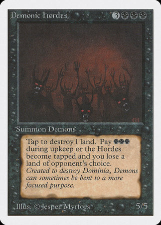 Demonic Hordes [Unlimited Edition] | Lots Moore NSW