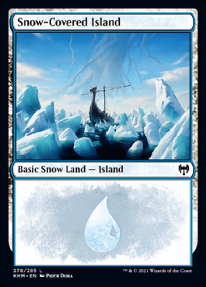 Snow-Covered Island (278) [Kaldheim] | Lots Moore NSW