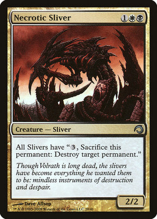 Necrotic Sliver [Premium Deck Series: Slivers] | Lots Moore NSW