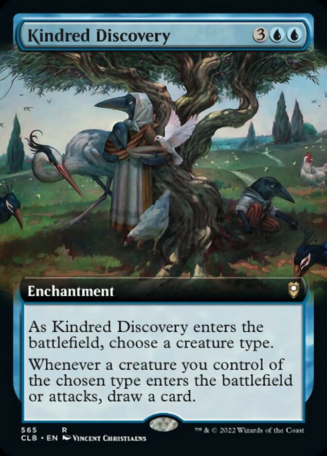 Kindred Discovery (Extended Art) [Commander Legends: Battle for Baldur's Gate] | Lots Moore NSW