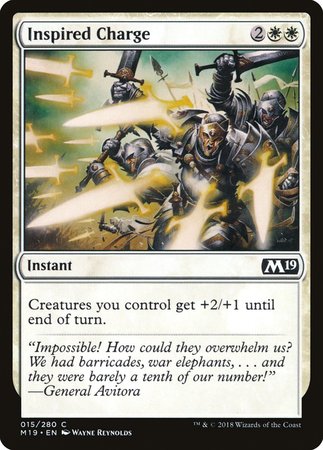 Inspired Charge [Core Set 2019] | Lots Moore NSW