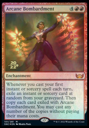 Arcane Bombardment [Streets of New Capenna Prerelease Promos] | Lots Moore NSW