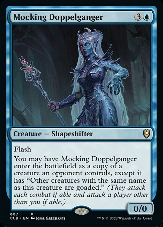 Mocking Doppelganger [Commander Legends: Battle for Baldur's Gate] | Lots Moore NSW