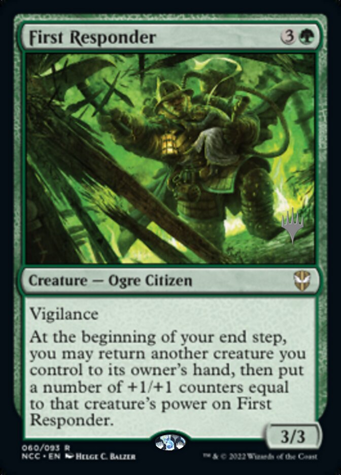 First Responder (Promo Pack) [Streets of New Capenna Commander Promos] | Lots Moore NSW