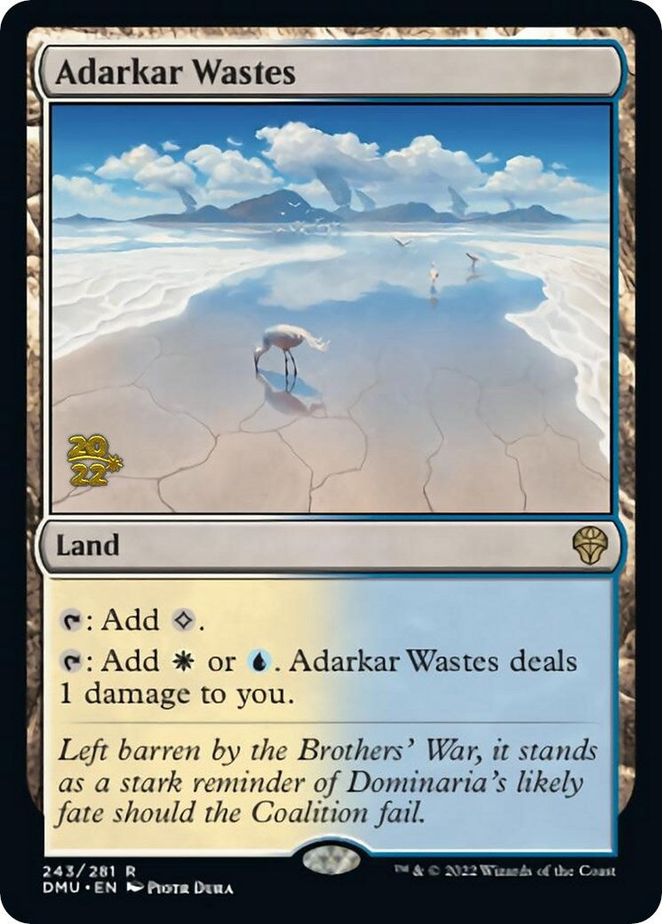 Adarkar Wastes [Dominaria United Prerelease Promos] | Lots Moore NSW