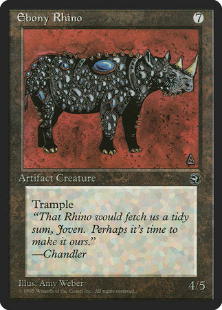 Ebony Rhino [Homelands] | Lots Moore NSW